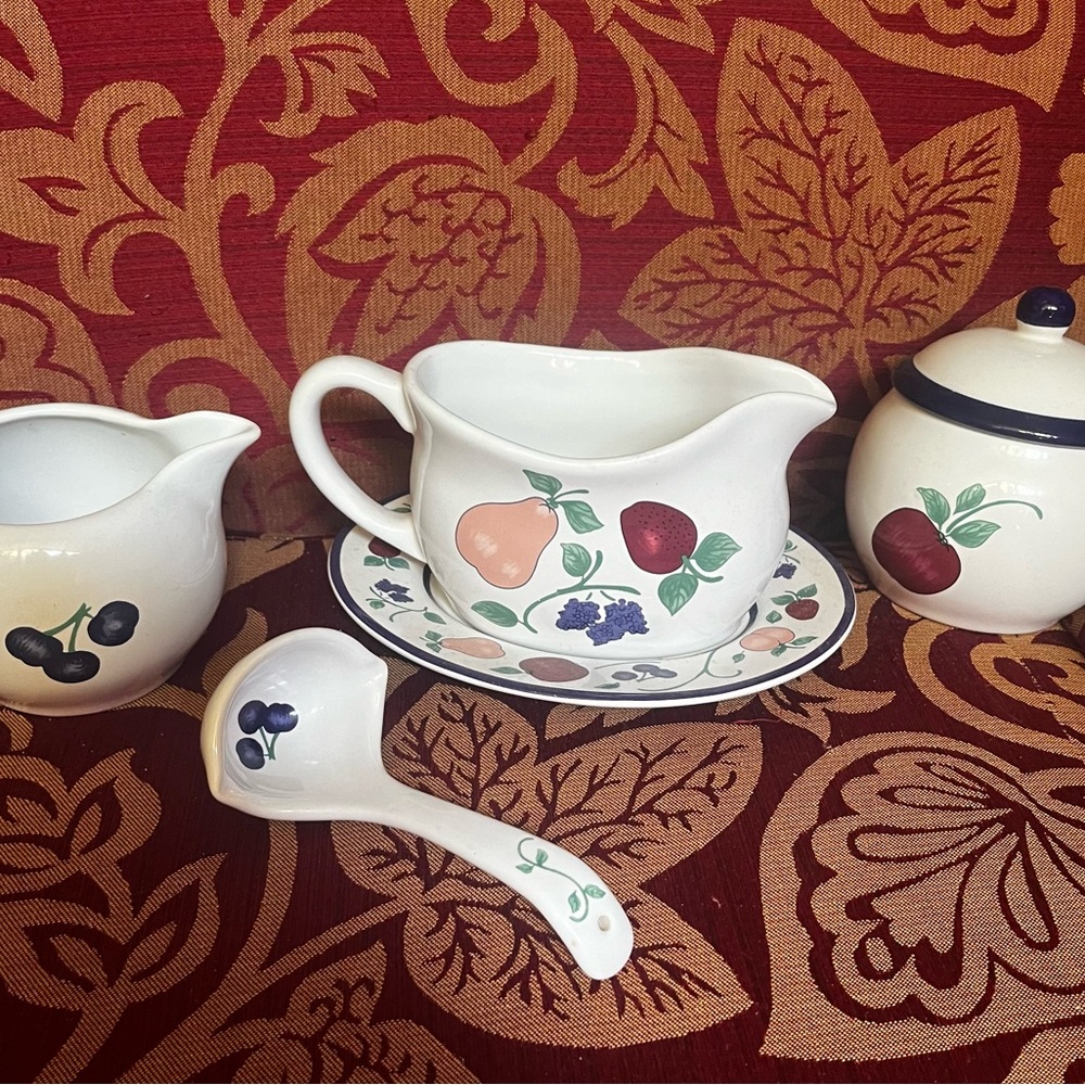 Princess House Exclusive-Orchard Medley vintage. Buy as a set.